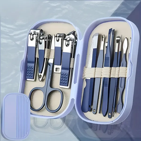 14-Piece_Manicure_Pedicure_Kit_with_Nail_Clippers,_Scissors,_Tweezers_&_Nail_Care_Tools_Set