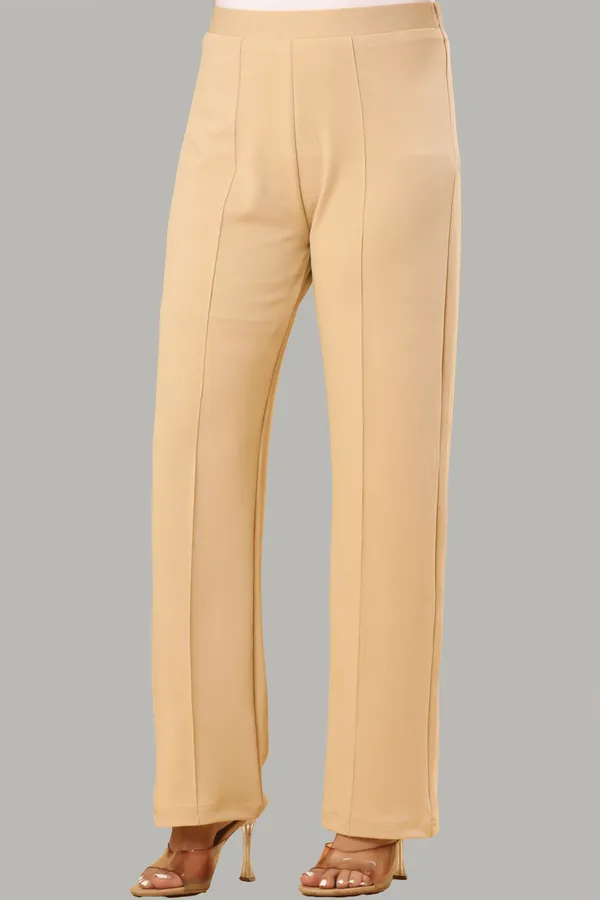 Beige_Lycra_Straight_Fit_Trousers_For_Women