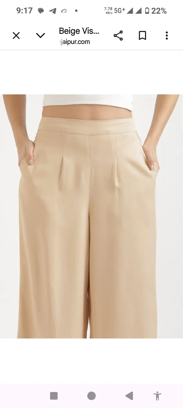 Beige_Cotton_Wide_Leg_Trousers_For_Women