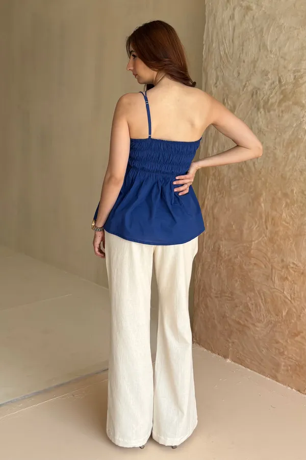 Blue_Cotton_Strappy_Peplum_Top_For_Women