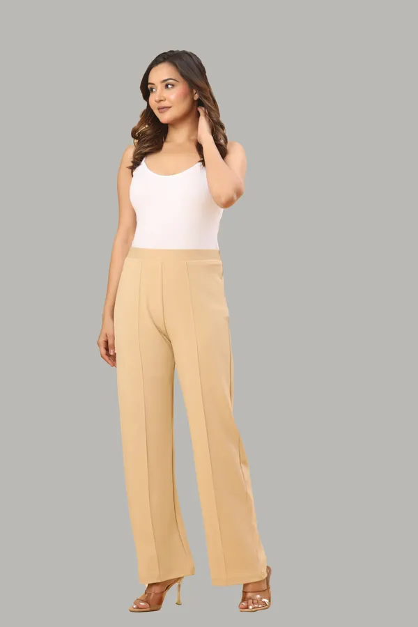 Beige_Lycra_Straight_Fit_Trousers_For_Women