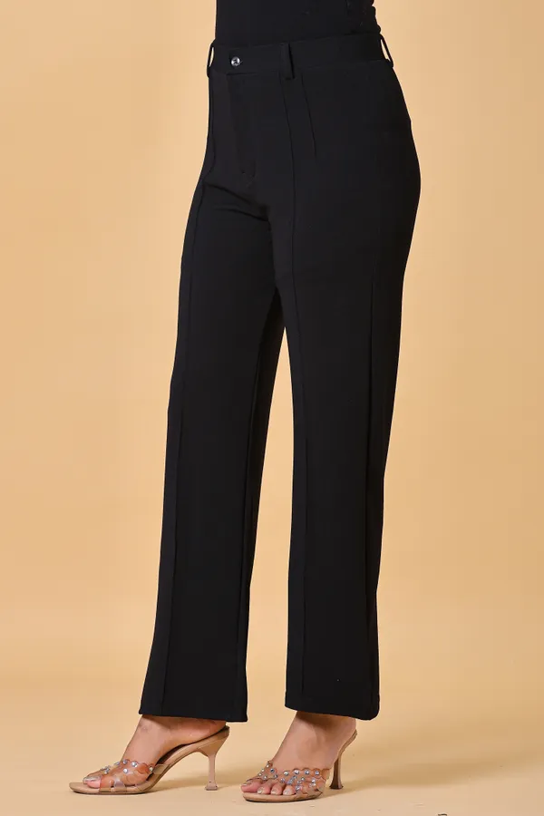 Black_Lycra_Cotton_High_Waist_Wide_Leg_Trousers_For_Women