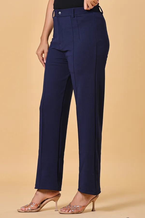 Navy_Lycra_Cotton_Tailored_Fit_Trousers_For_Women