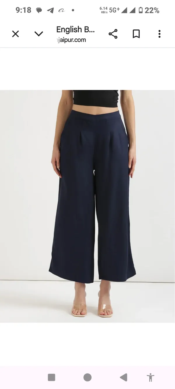 Navy_Blue_Cotton_Wide_Leg_Palazzo_Pants_For_Women