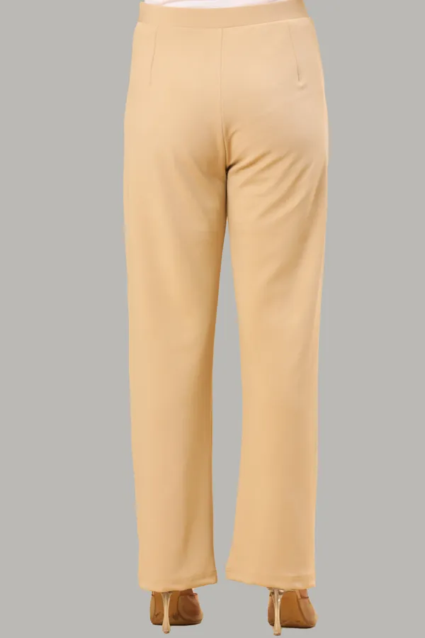 Beige_Lycra_Straight_Fit_Trousers_For_Women