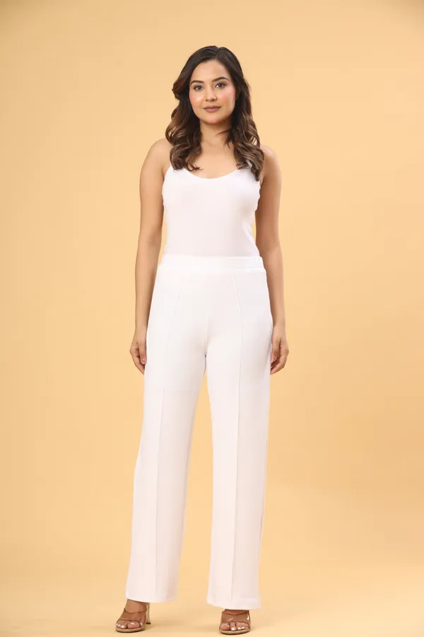 White_Lycra_Straight_Fit_Trousers_For_Women