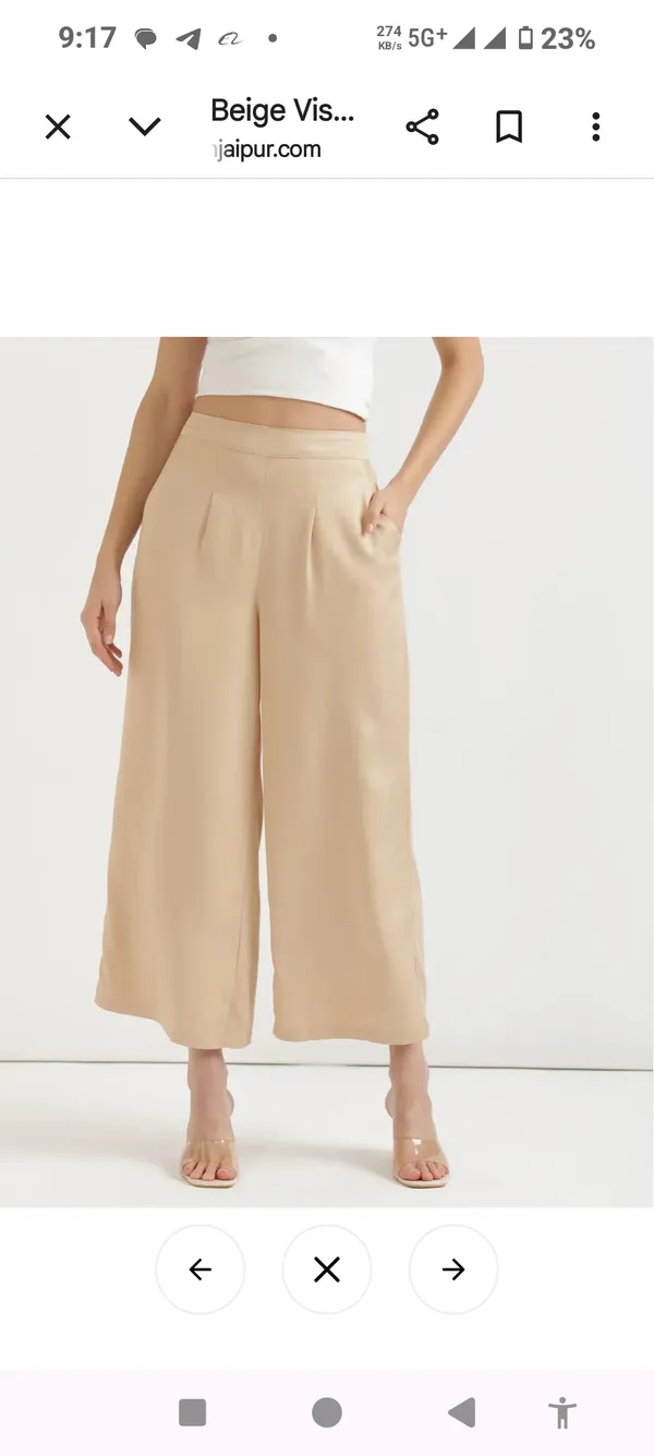 Beige_Cotton_Wide_Leg_Trousers_For_Women