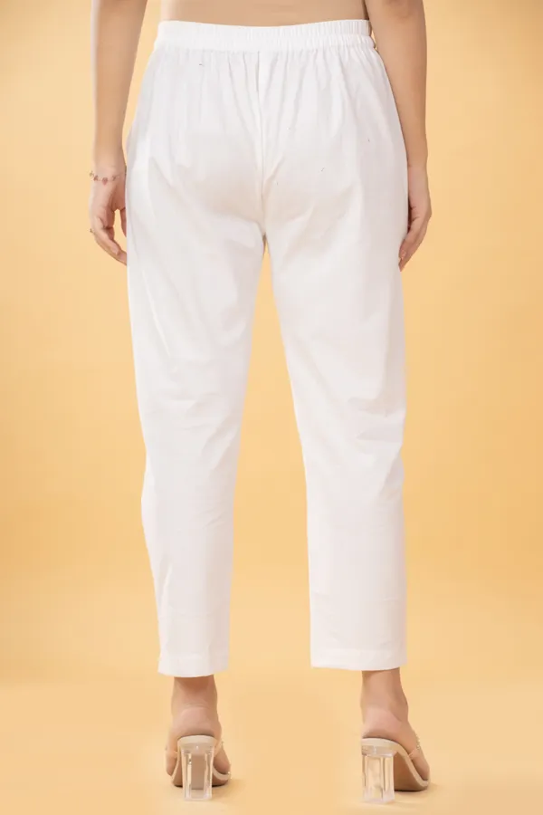 White_Cotton_Straight_Fit_Ankle_Length_Trousers_For_Women