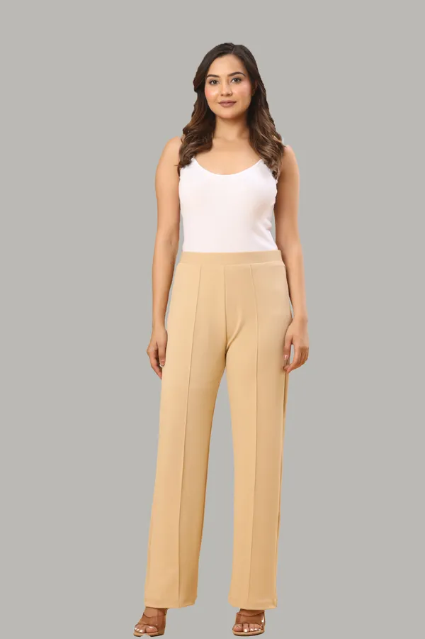 Beige_Lycra_Straight_Fit_Trousers_For_Women