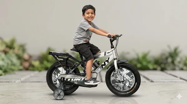 Tony_Strong_14T_Kids_Cycle_With_Side_Wheels_|_Heavy_Duty_Frame_|Pu_Foam_Seat|_Ideal_For_3_To_5_Years_Boys&Girls_Kids_Bike_(Silver)_98%_Assembled_|_Tubeless_Tyres_|_Only_Simple_3_Steps_For_Cycle_Fittin4