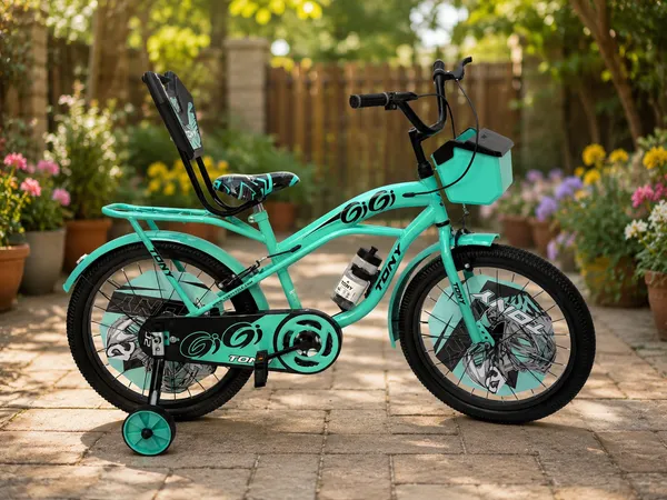 Tony_Gi_Gi_20T_Kids_Cycle_With_Side_Wheels_|_Heavy_Duty_Frame_|Seat_&_B/Rest,_Ideal_For_6_To_9_Years_Boys&Girls_Kids_Bike_(C-Green)_90%_Assembled_|_Tubeless_Tyres_|