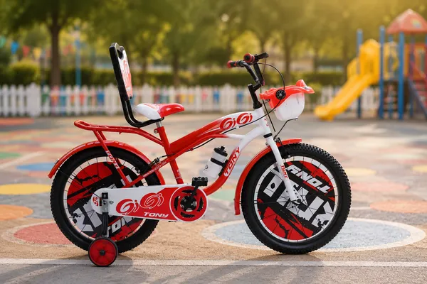 Tony_Gi_Gi_20T_Kids_Cycle_With_Side_Wheels_|_Heavy_Duty_Frame_|Seat_&_B/Rest,_Ideal_For_6_To_9_Years_Boys&Girls_Kids_Bike_(Red)_90%_Assembled_|_Tubeless_Tyres_|