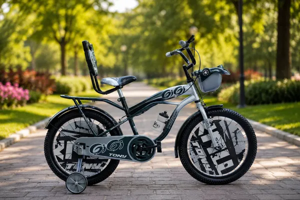Tony_Gi_Gi_20T_Kids_Cycle_With_Side_Wheels_|_Heavy_Duty_Frame_|Seat_&_B/Rest,_Ideal_For_6_To_9_Years_Boys&Girls_Kids_Bike_(Silver)_90%_Assembled_|_Tubeless_Tyres_|