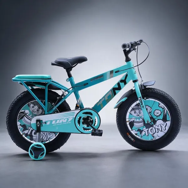 TONY_STRONG_16T_Kids_Cycle_with_Side_Wheels_|_Heavy_Duty_Frame_|PU_Foam_SEAT|_Ideal_for_4_to_6_Years_Boys&Girls_Kids_Bike_(RED)_98%_Assembled_|_TUBELESS_Tyres_|_ONLY_Simple_3_Steps_for_Cycle_Fittin4