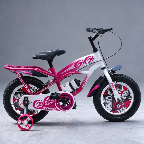 TONY_SPORTS_16T_Kids_Cycle_with_Side_Wheels_|_Heavy_Duty_Frame_|PU_Foam_SEAT|_Ideal_for_4_to_6_Years_Boys&Girls_Kids_Bike_(PINK)_98%_Assembled_|_TUBELESS_Tyres_|_ONLY_Simple_3_Steps_for_Cycle_Fittin4