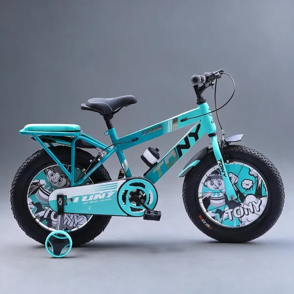 TONY_STRONG_14T_Kids_Cycle_with_Side_Wheels_|_Heavy_Duty_Frame_|PU_Foam_SEAT|_Ideal_for_3_to_5_Years_Boys&Girls_Kids_Bike_(RED)_98%_Assembled_|_TUBELESS_Tyres_|_ONLY_Simple_3_Steps_for_Cycle_Fittin4