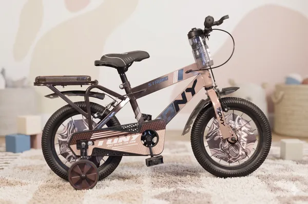 Tony_Strong_14T_Kids_Cycle_With_Side_Wheels_|_Heavy_Duty_Frame_|Pu_Foam_Seat|_Ideal_For_3_To_5_Years_Boys&Girls_Kids_Bike_(Coffee)_98%_Assembled_|_Tubeless_Tyres_|_Only_Simple_3_Steps_For_Cycle_Fittin4