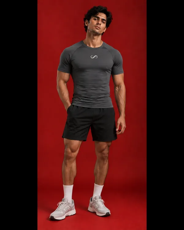 Grey_Performance_Slim_Fit_Sports_T-Shirt_For_Men