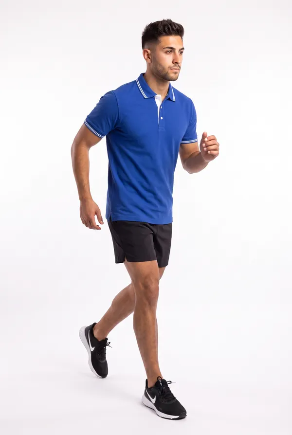 Blue_Regular_Fit_Polo_T-Shirt_For_Men