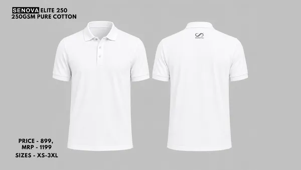 White_Regular_Fit_Polo_T-Shirt_For_Men