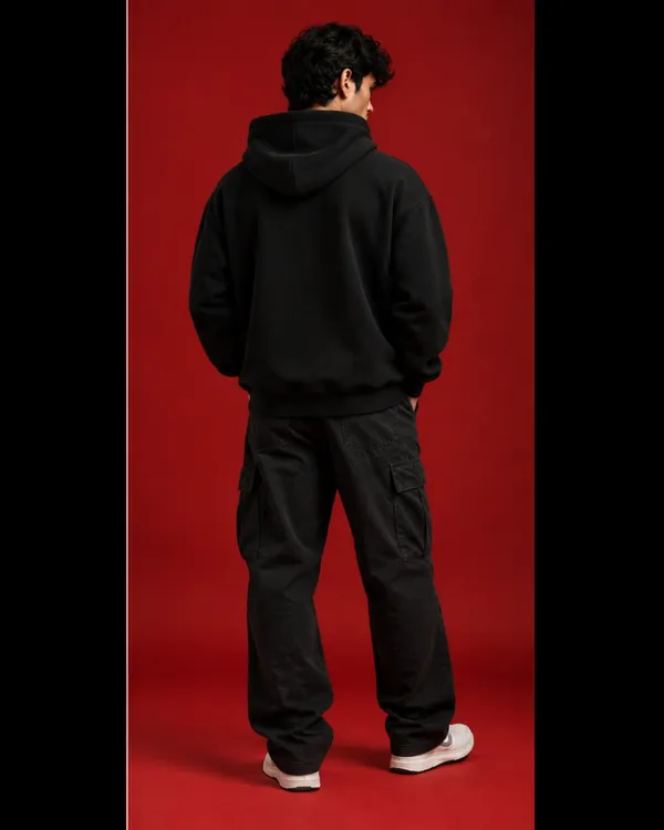 Black_Regular_Fit_Pullover_Hoodie_For_Men