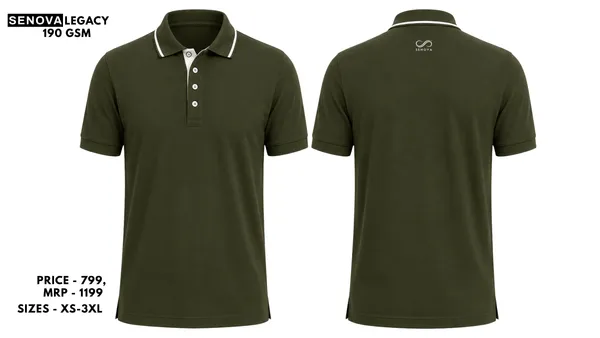 Olive_Regular_Fit_Polo_T-Shirt_For_Men