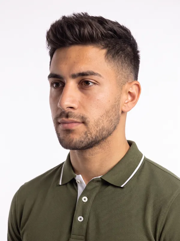 Olive_Regular_Fit_Polo_T-Shirt_For_Men