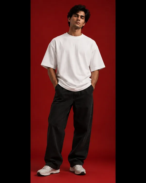 White_Oversized_Fit_T-Shirt_For_Men