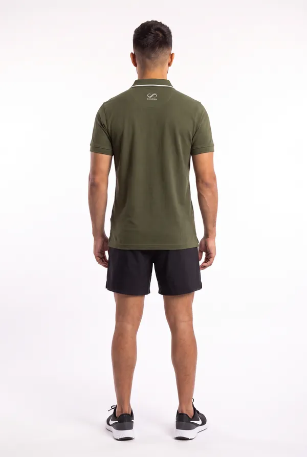Olive_Regular_Fit_Polo_T-Shirt_For_Men