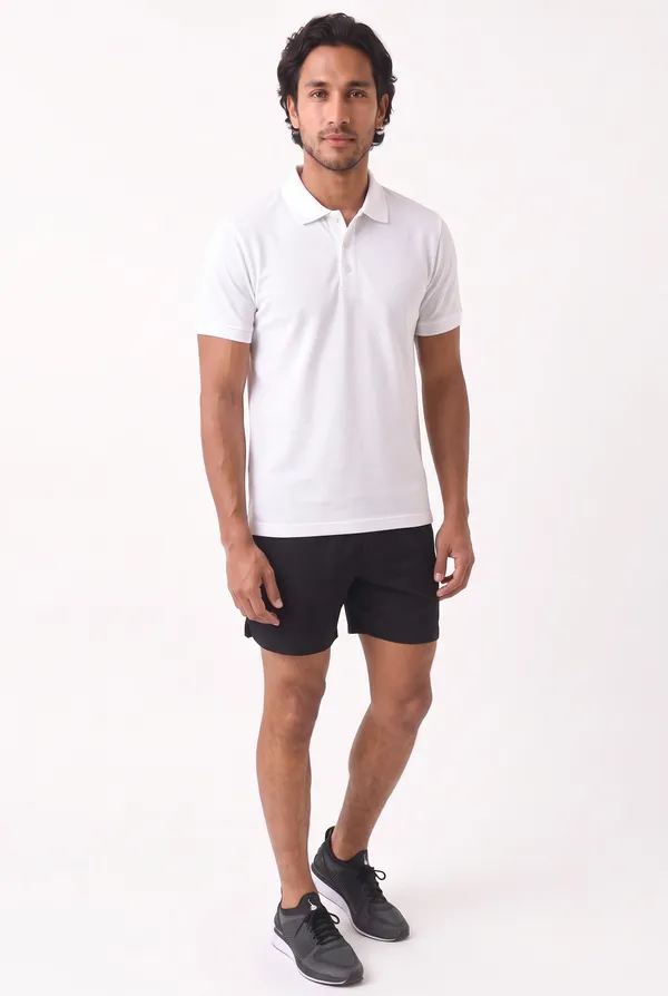 White_Regular_Fit_Polo_T-Shirt_For_Men