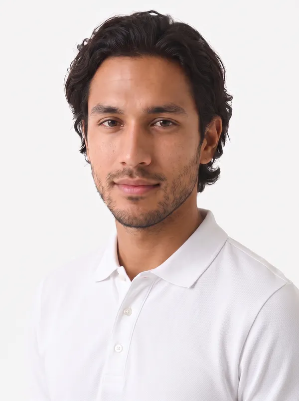 White_Regular_Fit_Polo_T-Shirt_For_Men