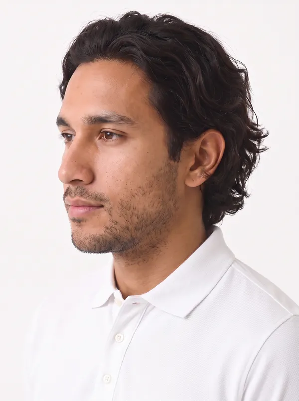 White_Regular_Fit_Polo_T-Shirt_For_Men