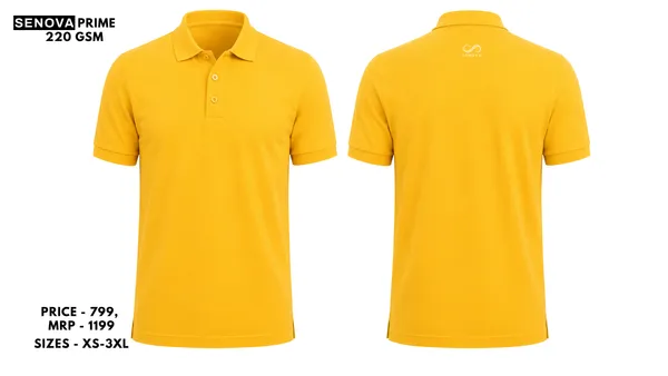 Yellow_Regular_Fit_Polo_T-Shirt_For_Men