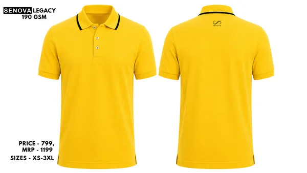 Yellow_Regular_Fit_Polo_T_Shirt_For_Men