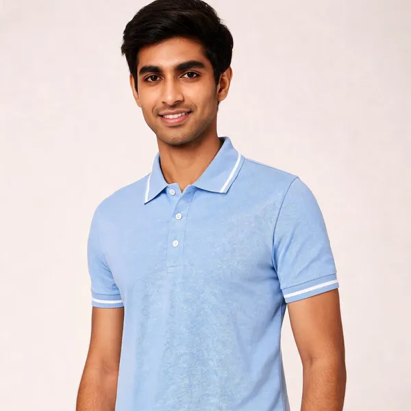 Light_Blue_Dri_Fit_Regular_Fit_Polo_T-Shirt_For_Men
