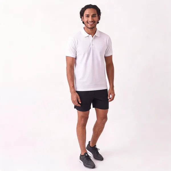White_Regular_Fit_Polo_T-Shirt_For_Men