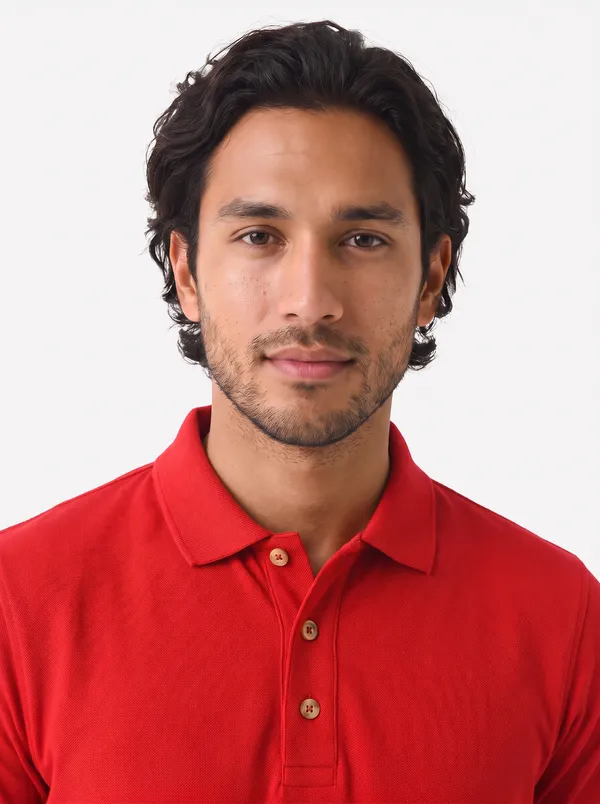 Red_Regular_Fit_Polo_T-Shirt_For_Men