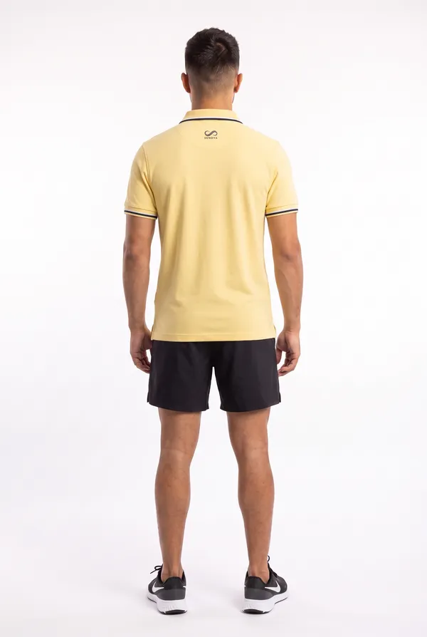 Yellow_Regular_Fit_Polo_T-Shirt_For_Men