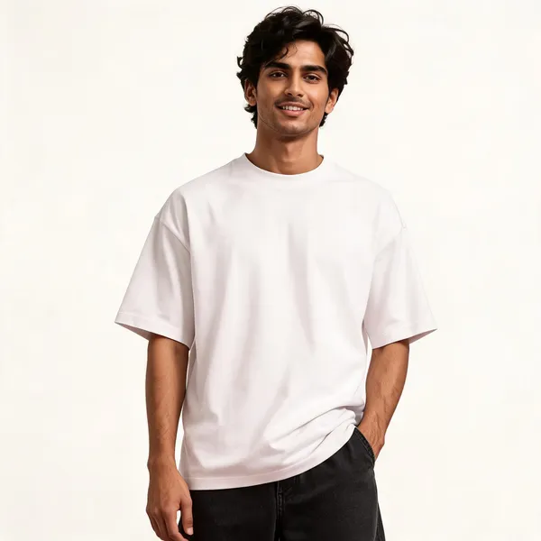 White_Oversized_Fit_T-Shirt_For_Men