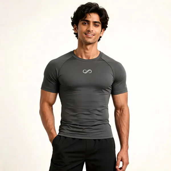 Grey_Performance_Slim_Fit_Sports_T-Shirt_For_Men