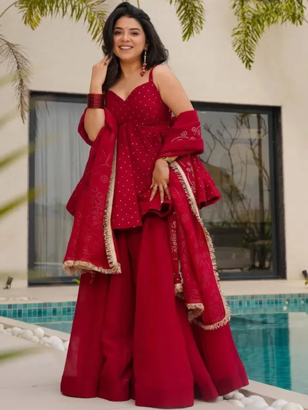 Beautiful_Kurta_Palazzo_Outfit_With_Premium__Dupatta_Set