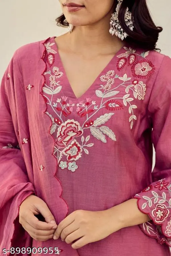 Designer_Ethnic_Embroidery_Kurta_Palazzo_Set