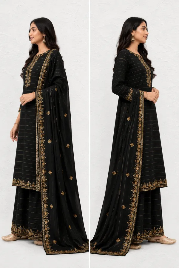 Elegant_Black_Embroidered_Kurta_Palazzo_Set_for_Women