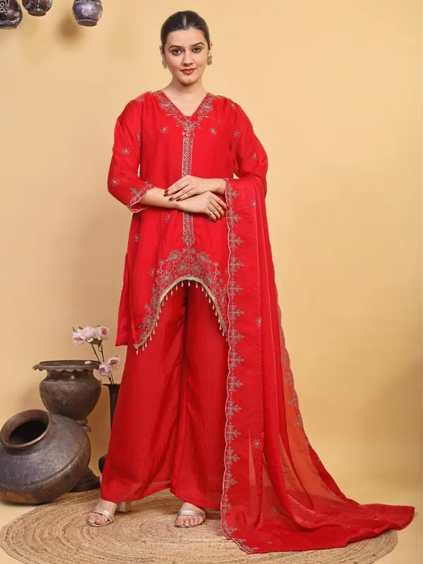 Women’s_Premium_Embroidered_Red__Suit_Set