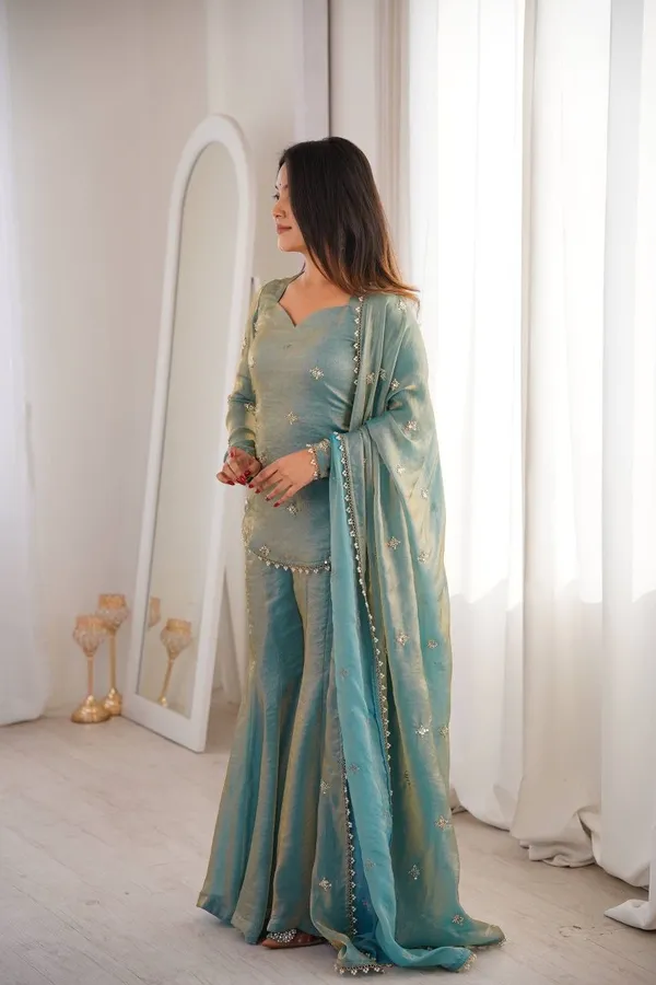 Women’s_Sea_Green_Embroidered_Palazzo_Suit_Set