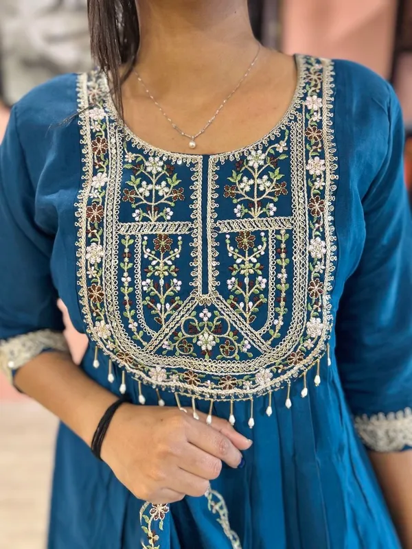 Blue_Chanderi_Silk_Anarkali_Embroidered_Suit_Set_For_Women