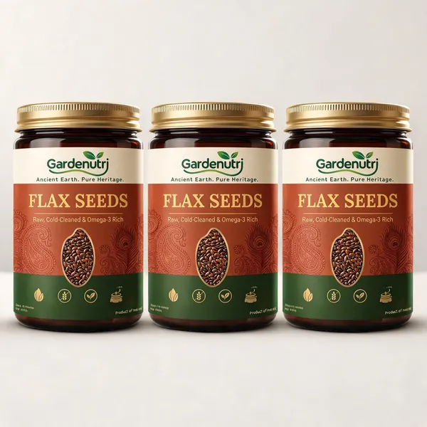 Garden_Nutri_Raw_Brown_Flax_Seeds_Alsi_Omega-3_&_Lignans_200G_-_Pack_of_3