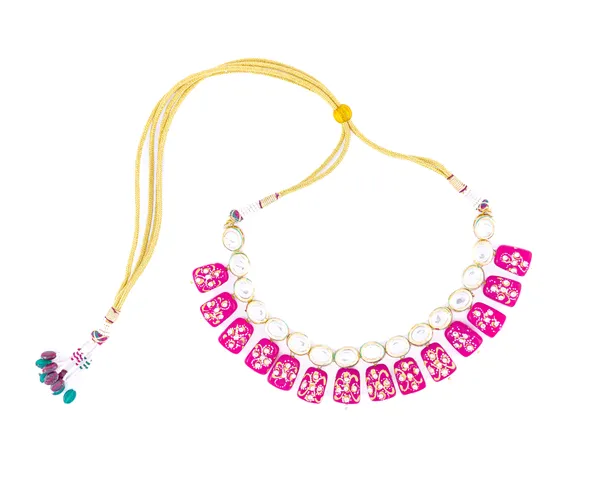 Pink_Kundan_And_Stone_Traditional_Necklace_Set_For_Women