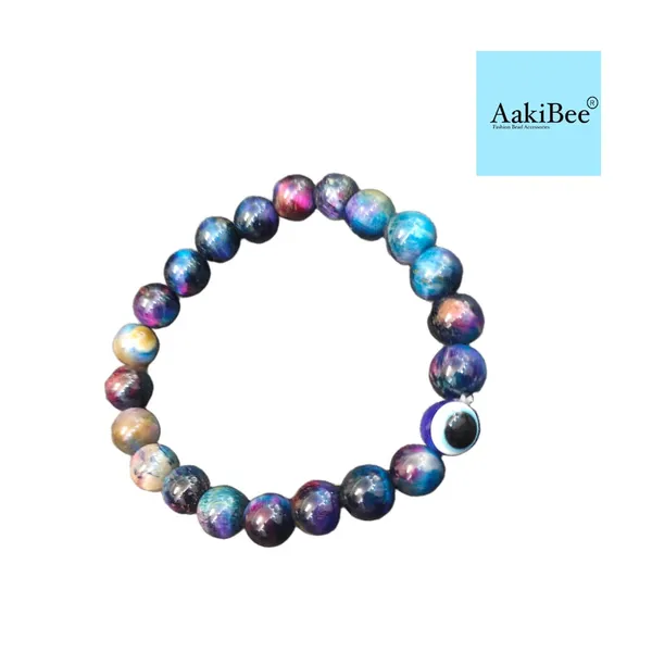 Blue_Tiger_Eye_Semi-Precious_Stone_Bracelet_For_Women_And_Men