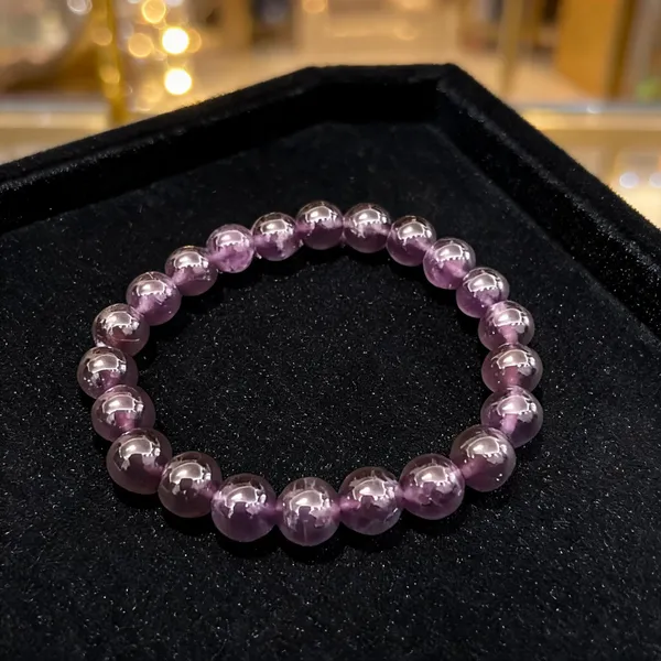 Purple_Amethyst_Semi-Precious_Stone_Bracelet_For_Women_And_Men